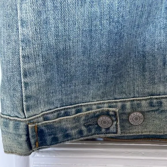 Rails distressed ripped modern vintage knox denim jean jacket size small - Picture 9 of 14